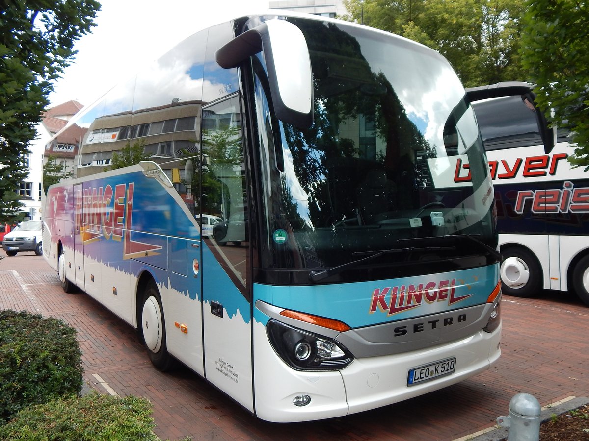 Setra 515 HD von Klingel aus Deutschland in Ulm.