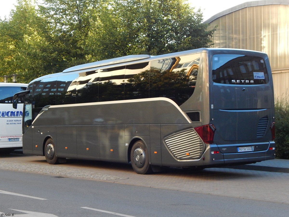 Setra 515 HD Vorführwagen in Neubrandenburg.