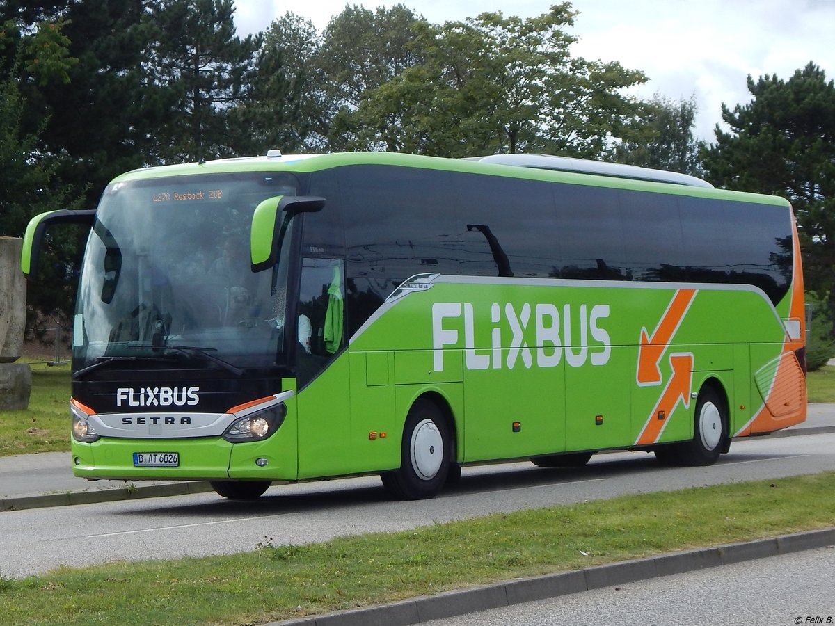 Setra 516 HD von Flixbus/BusArt aus Deutschland in Rostock. 