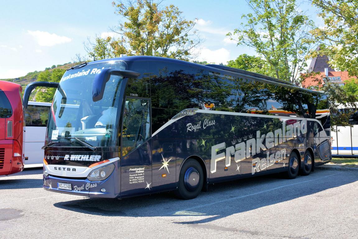 Setra 516 HD von Frankenland Reisen 06/2017 in Krems.