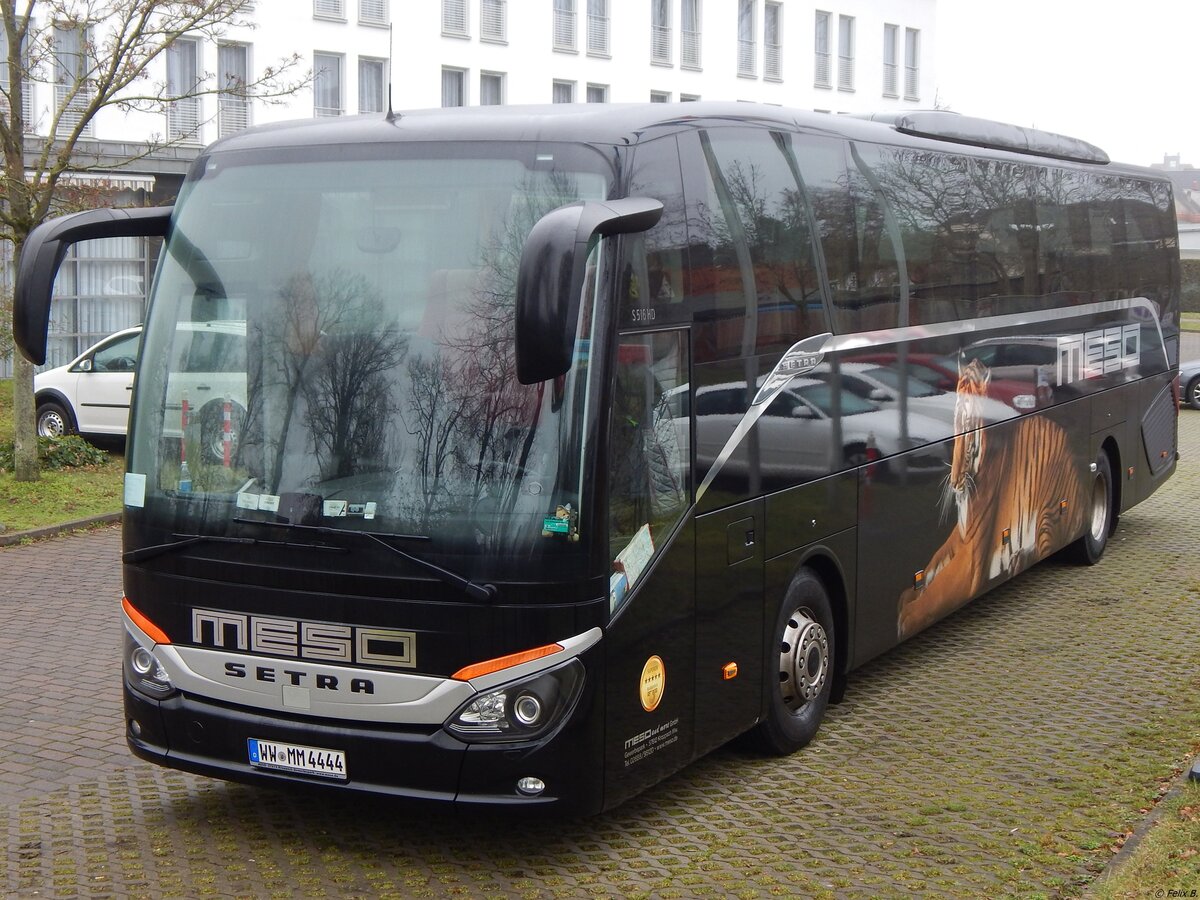 Setra 516 HD von Meso aus Deutschland in Bergen.