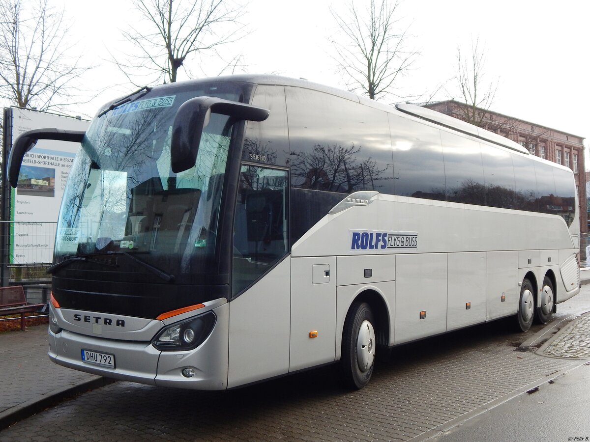 Setra 516 HD von Rolfs Flyg & Bussresor AB aus Schweden in Neubrandenburg.