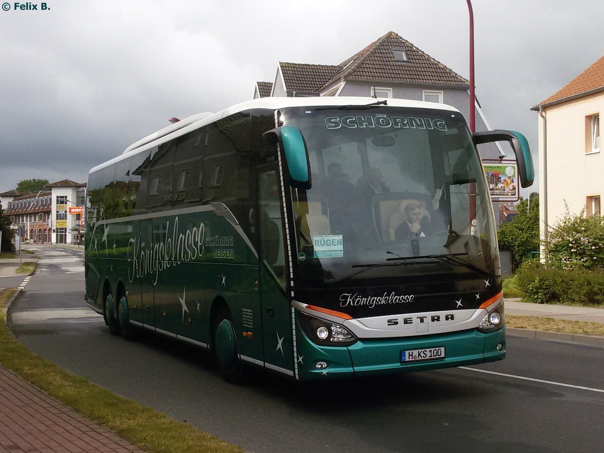 Setra 516 HD von Schörnig aus Deutschland in Bergen.