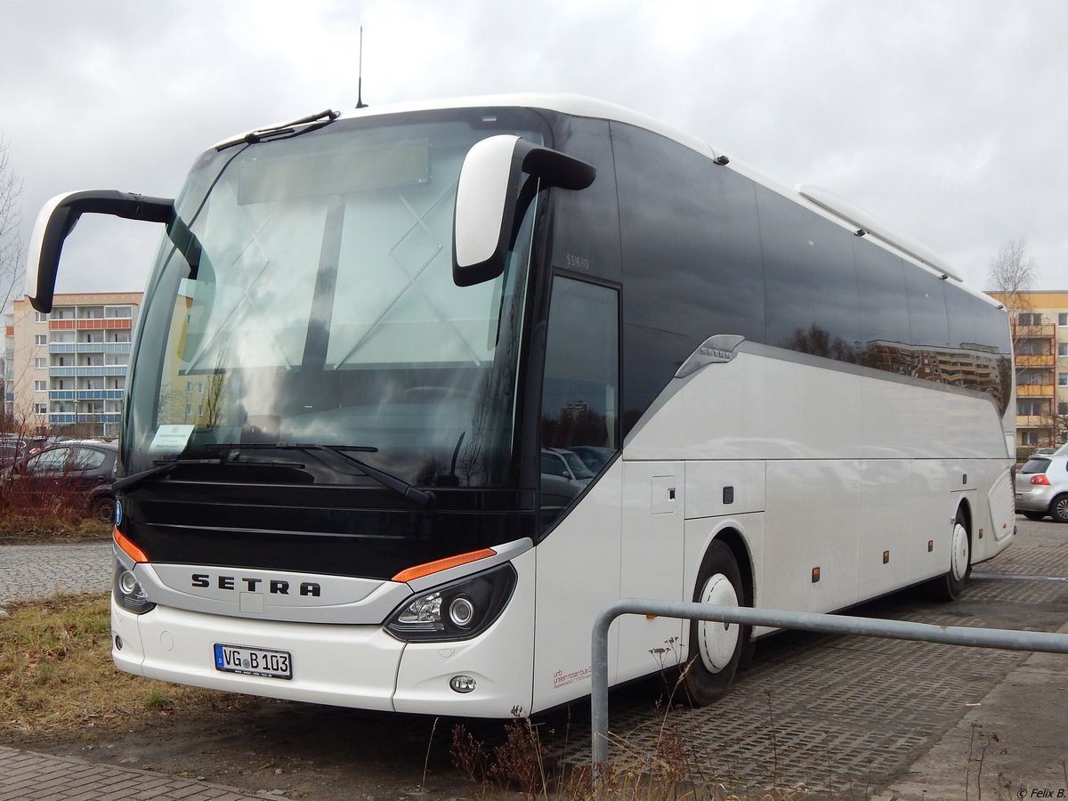 Setra 516 HD von URB aus Deutschland in Rostock