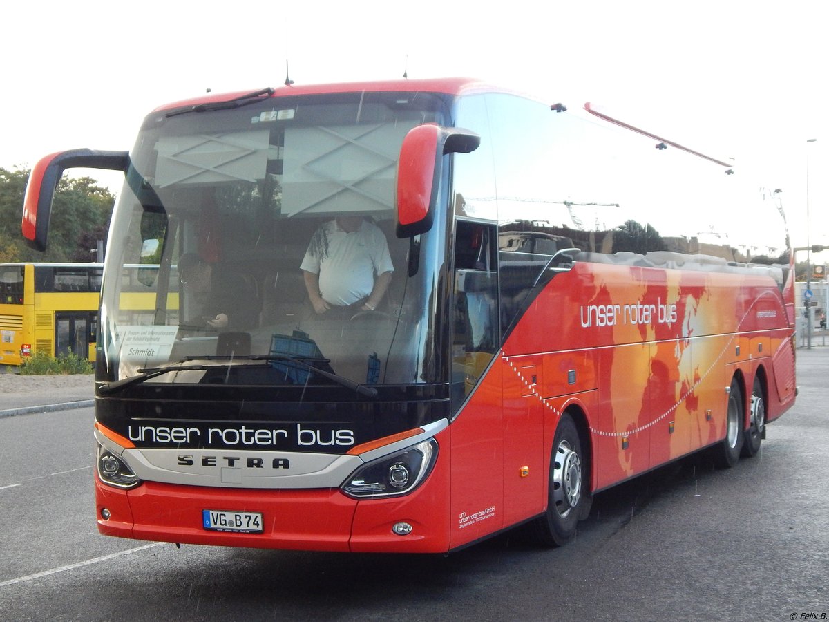 Setra 516 HD von URB aus Deutschland in Berlin.