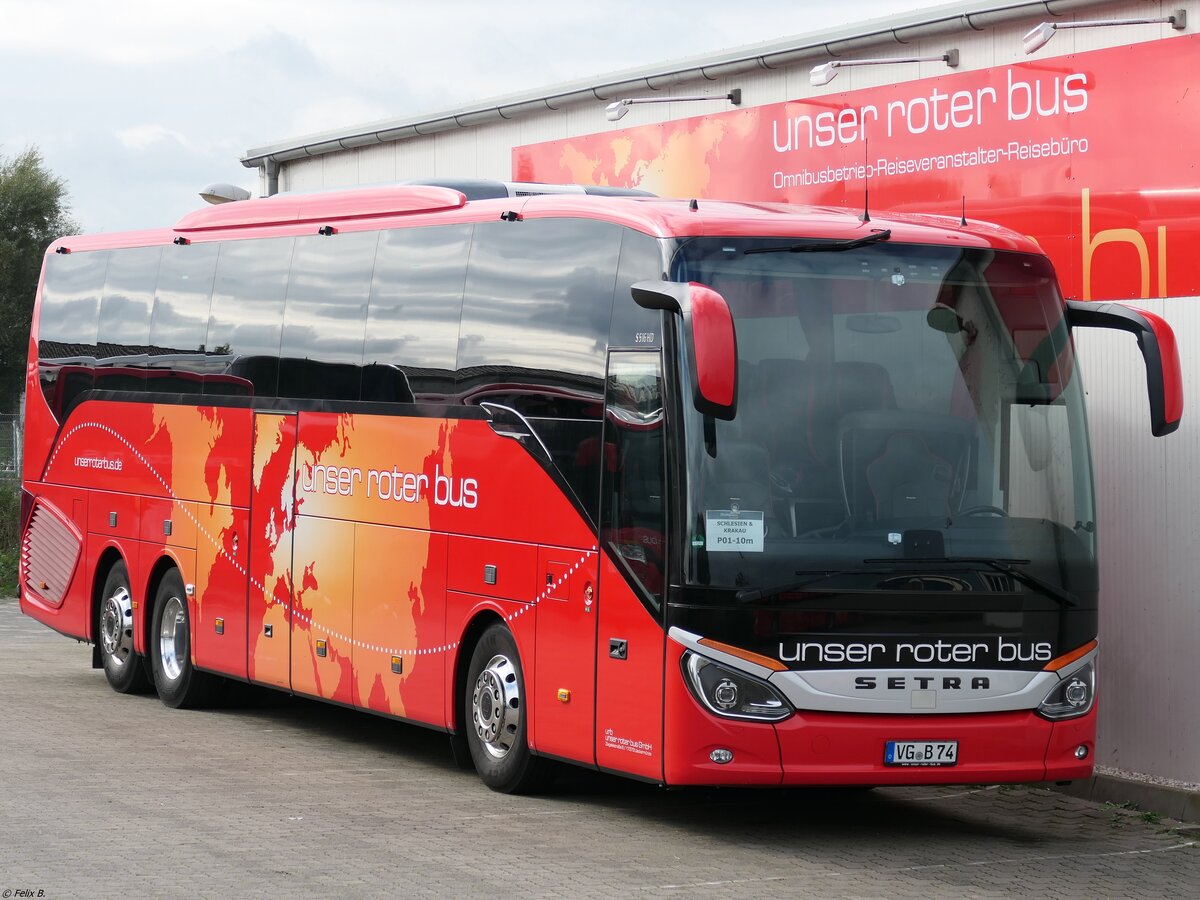 Setra 516 HD von URB aus Deutschland in Ueckermünde.