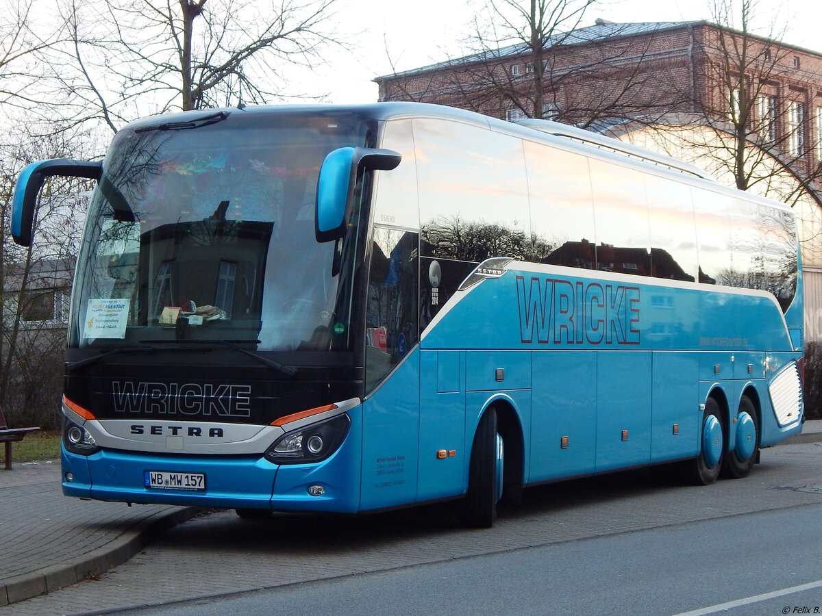 Setra 516 HD von Wricke Touristik aus Deutschland in Neubrandenburg. 