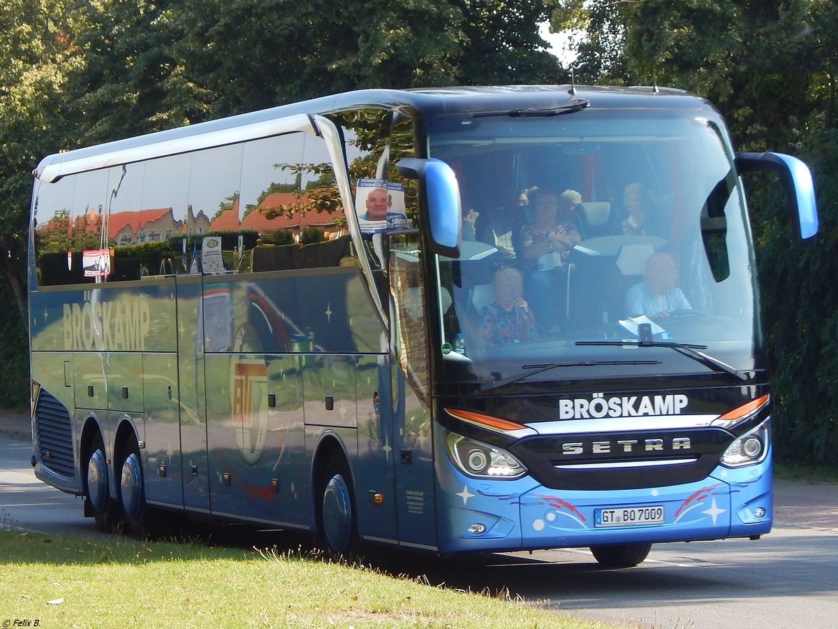 Setra 516 HDH von Bröskamp aus Deutschland in Sassnitz.