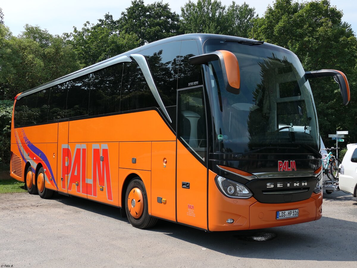 Setra 516 HDH von Palm aus Deutschland in Binz.