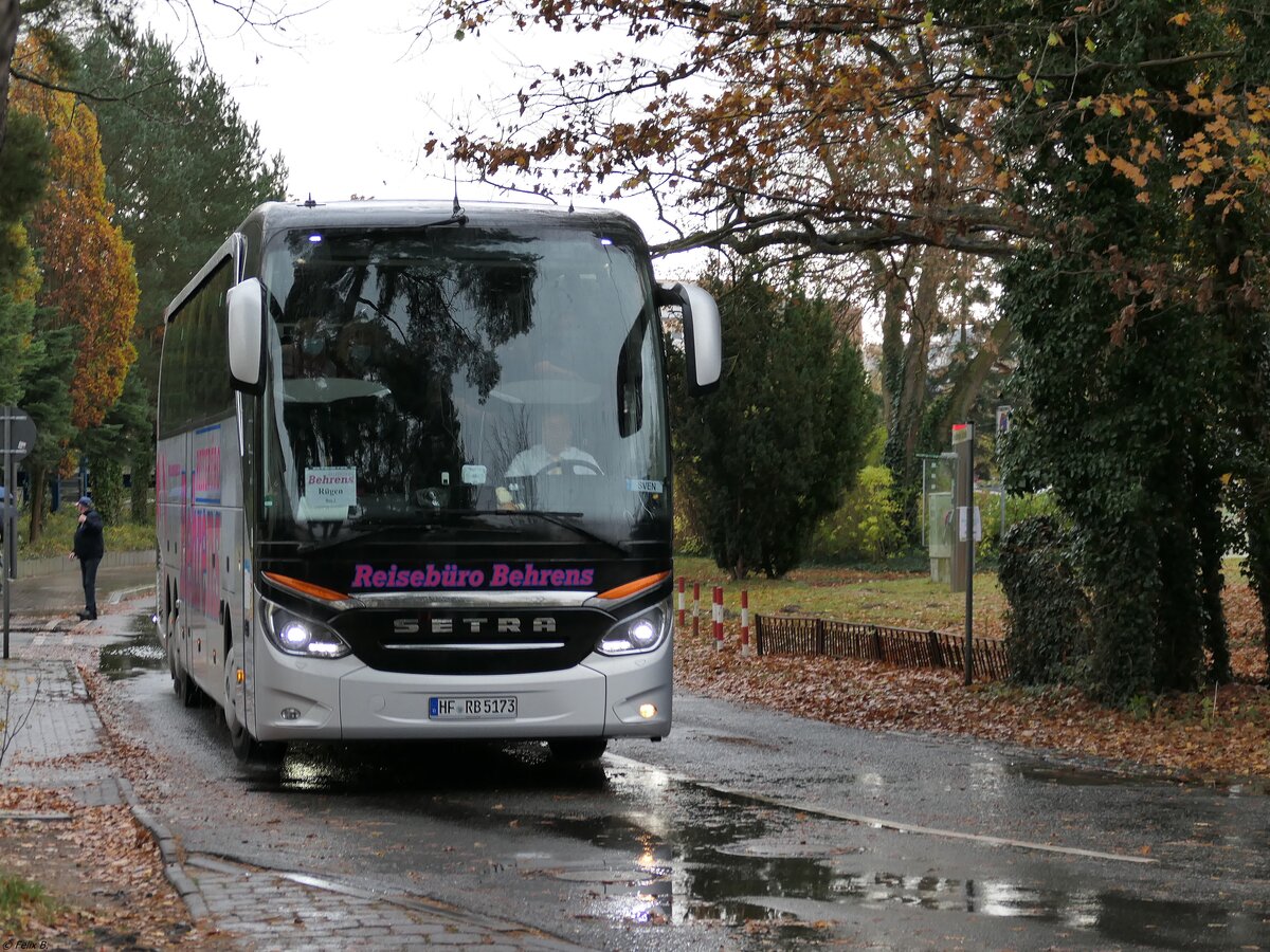 Setra 516 HDH von Reisebüro Behrens aus Deutschland in Binz.