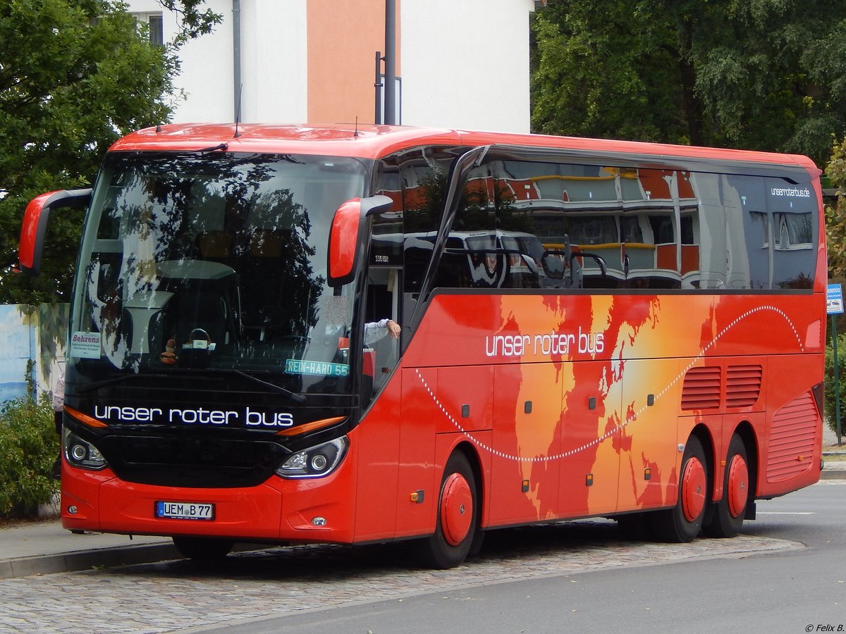 Setra 516 HDH von URB aus Deutschland in Binz.