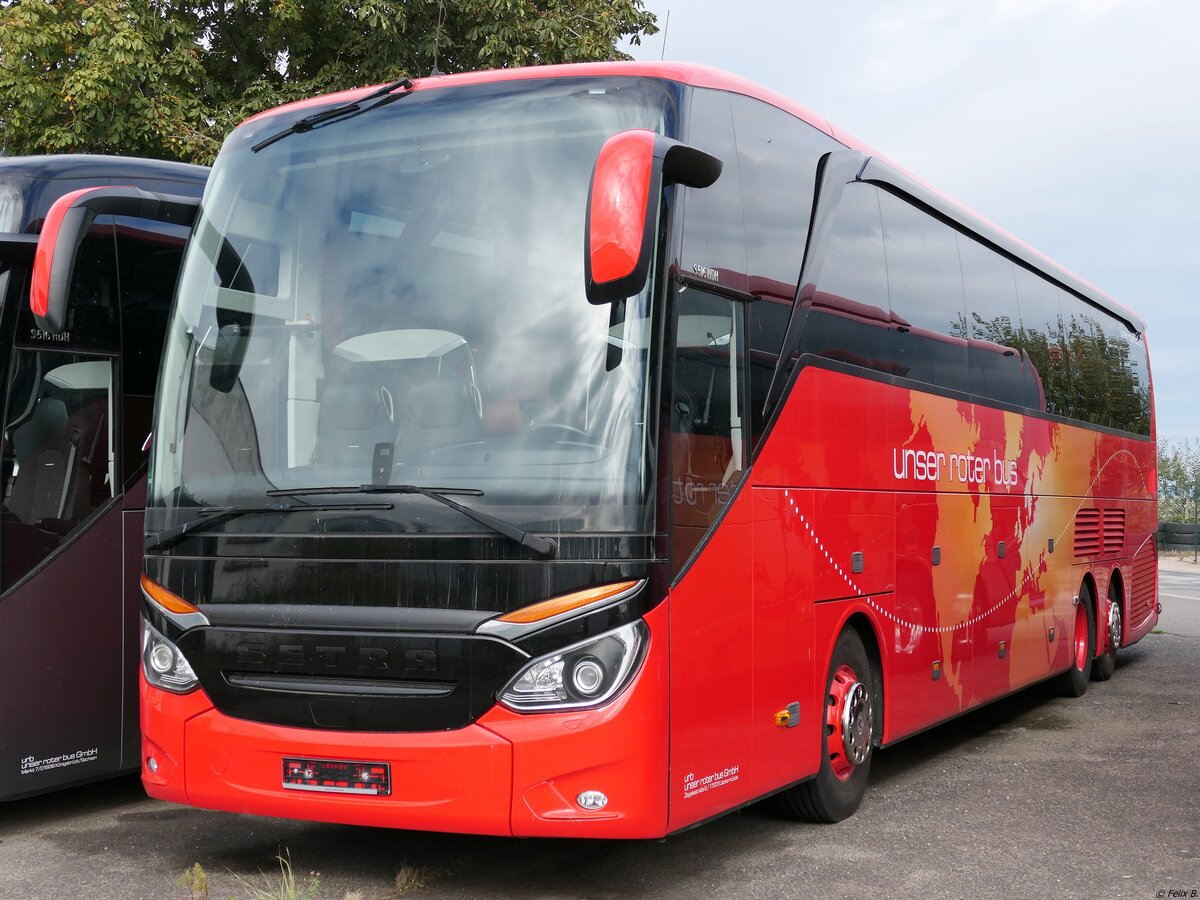 Setra 516 HDH von URB aus Deutschland in Ueckermünde.