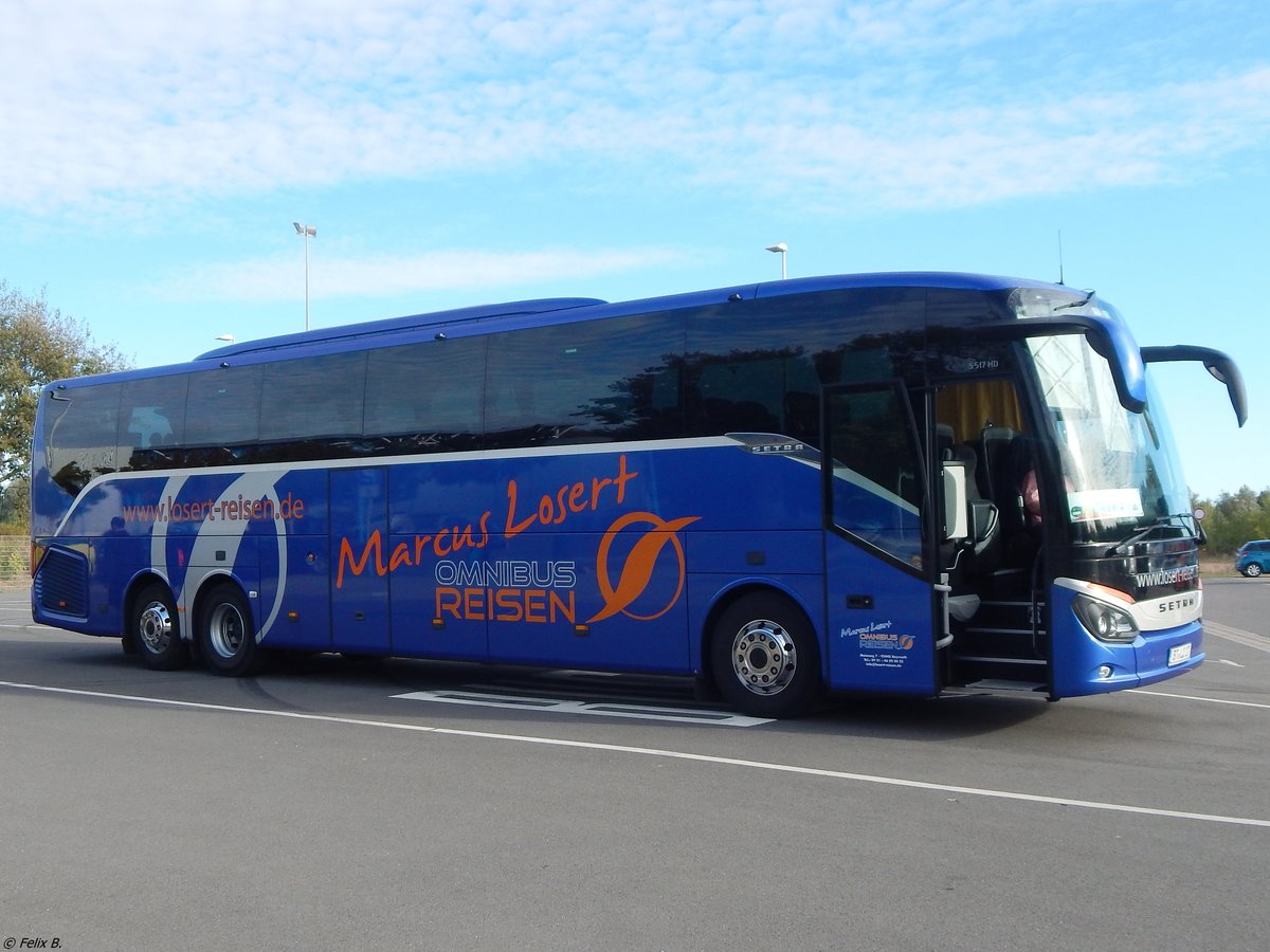 Setra 517 HD von Losert-Reisen aus Deutschland in Neubrandenburg.