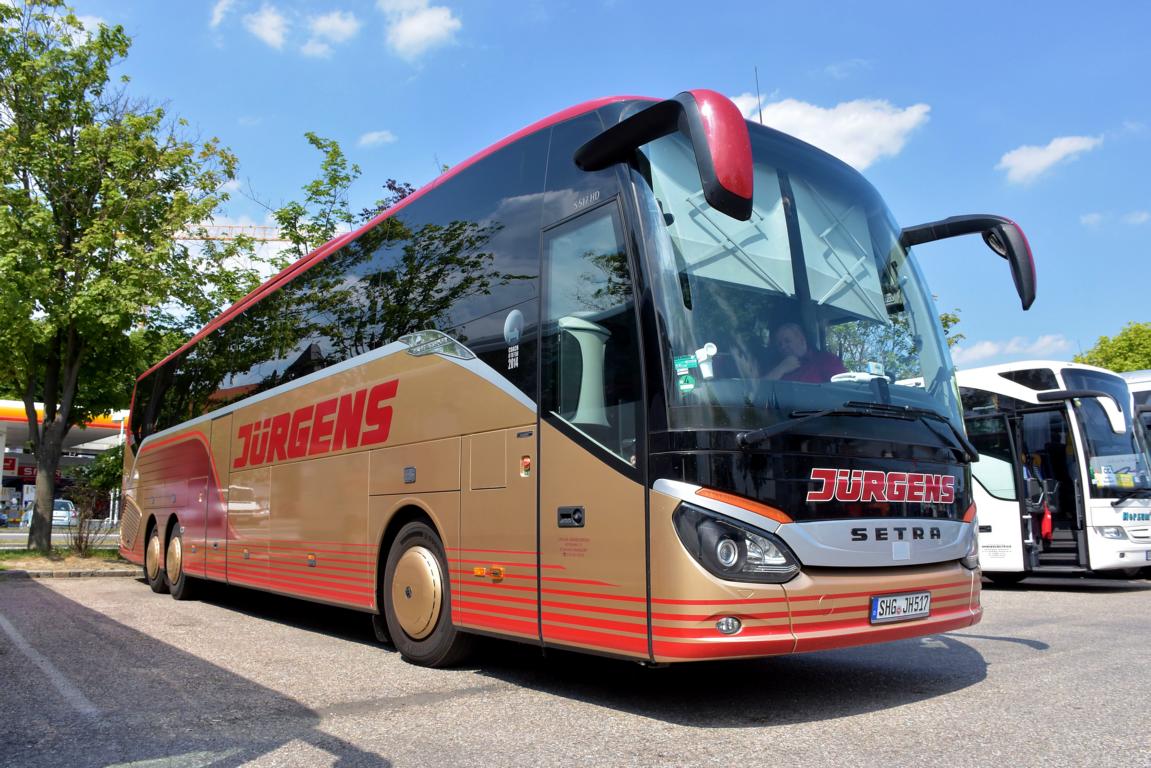 Setra 517 HDH von JRGENS Reisen aus der BRD.