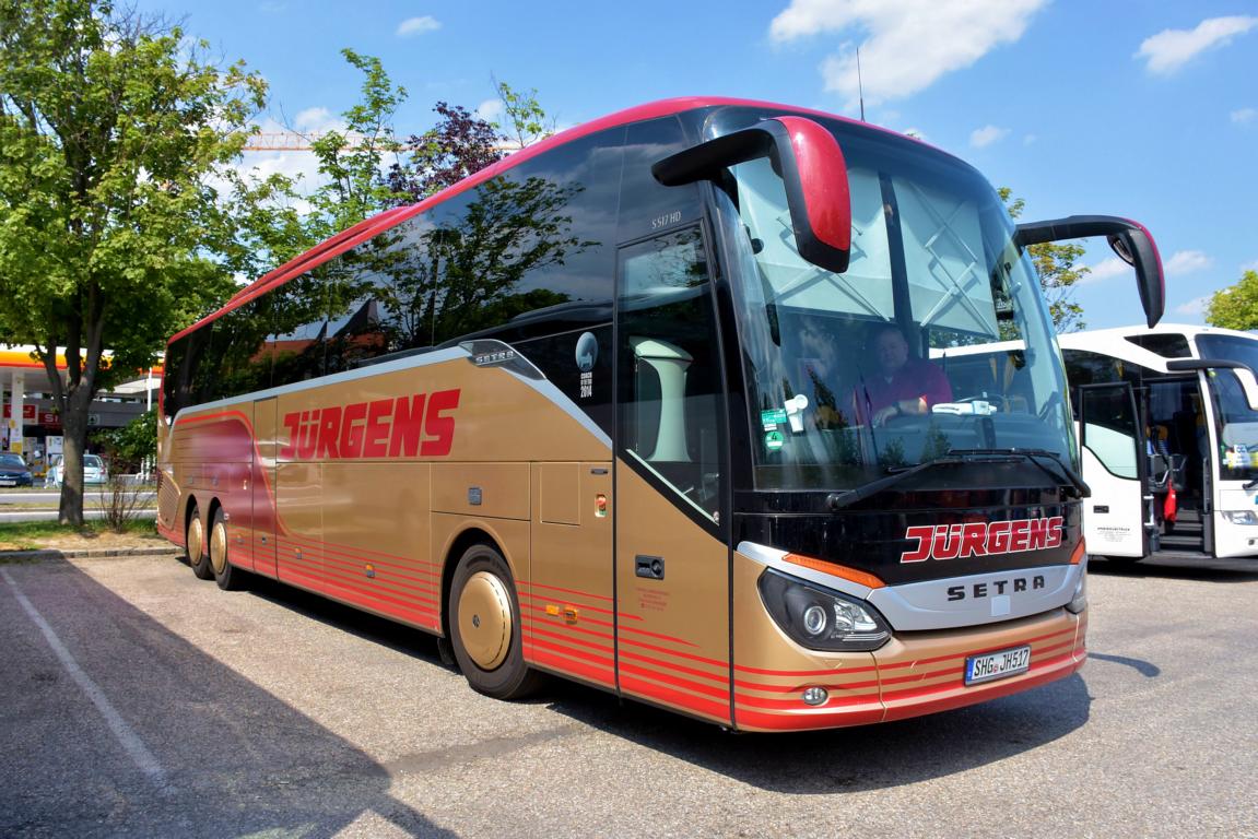 Setra 517 HDH von JRGENS Reisen aus der BRD.