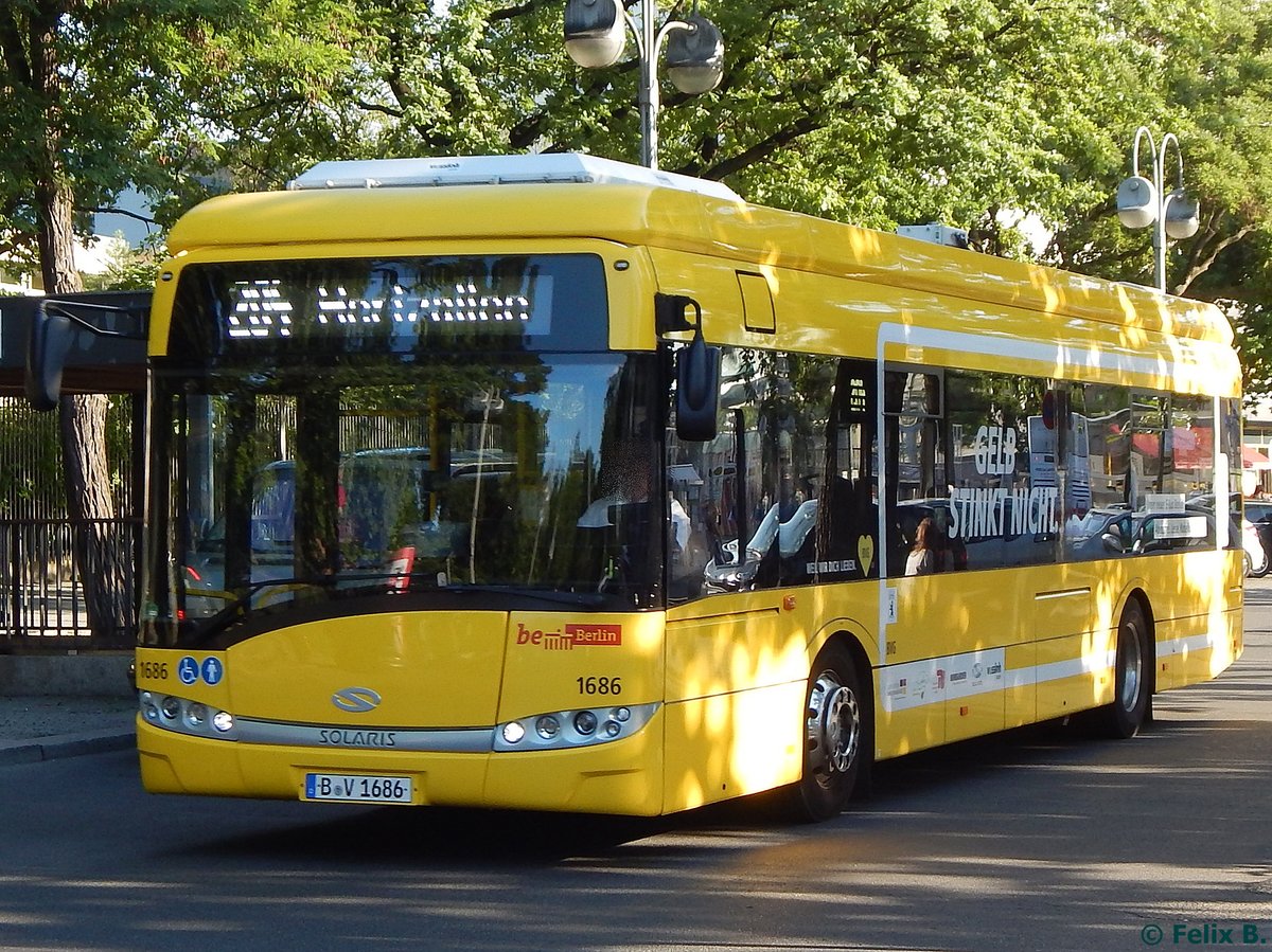 Solaris Urbino 12 electric der BVG in Berlin.