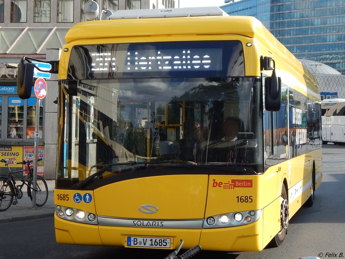 Solaris Urbino 12 electric der BVG in Berlin.