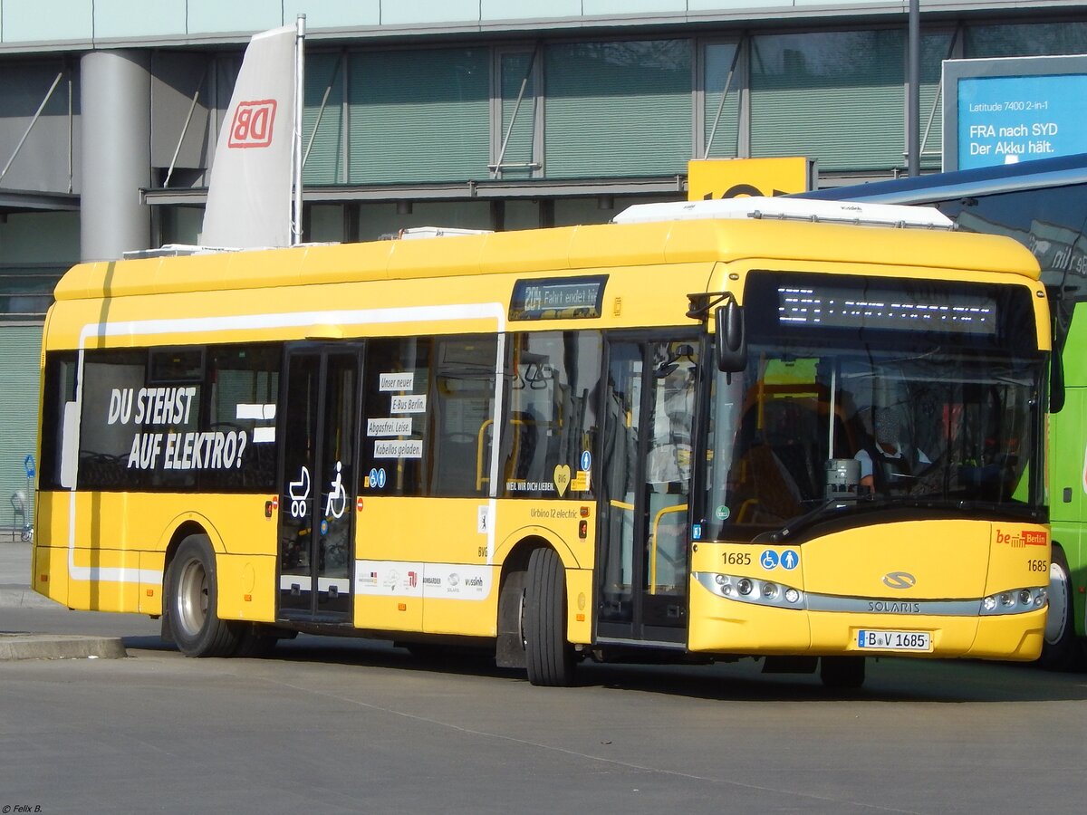 Solaris Urbino 12 electric der BVG in Berlin.