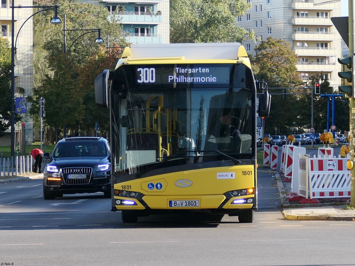 Solaris Urbino 12 electric der BVG in Berlin.