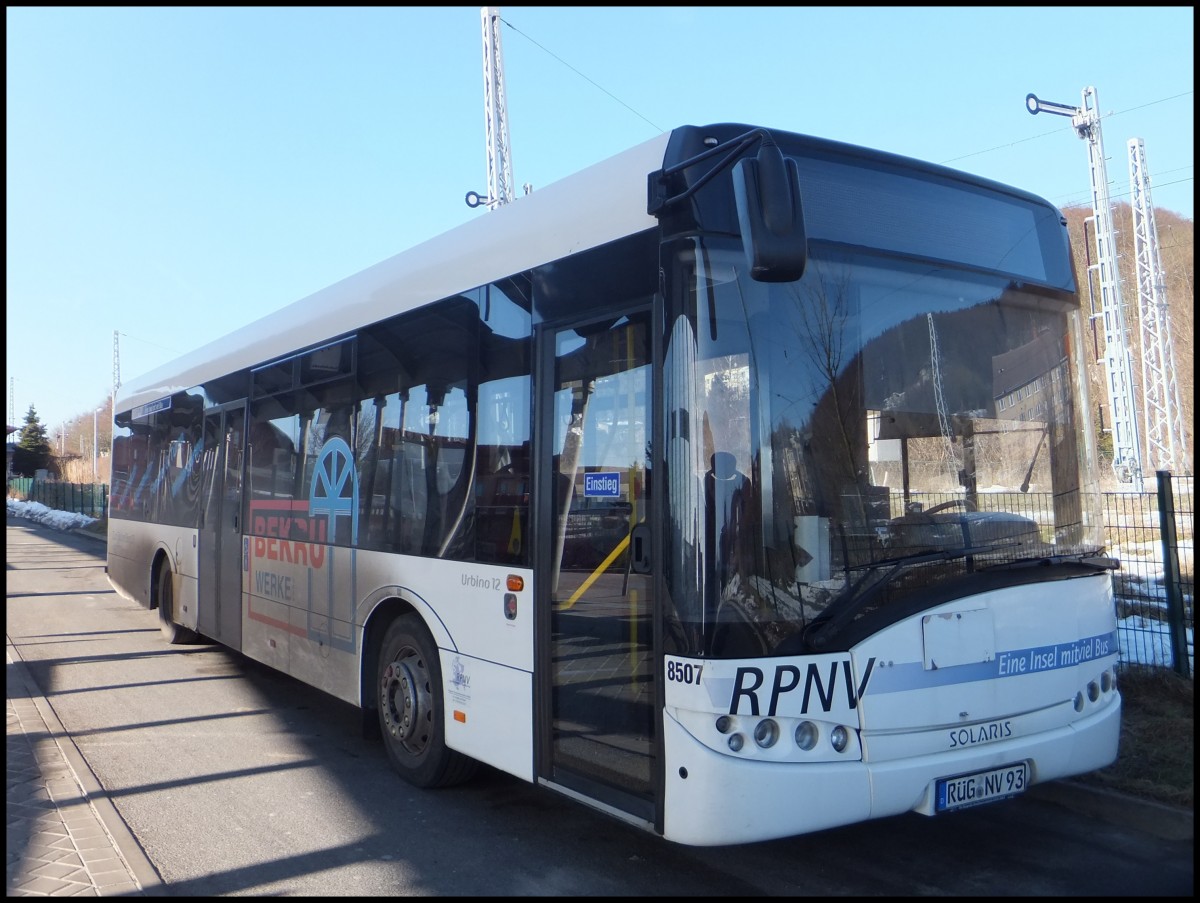 Solaris Urbino 12 der RPNV in Sassnitz.