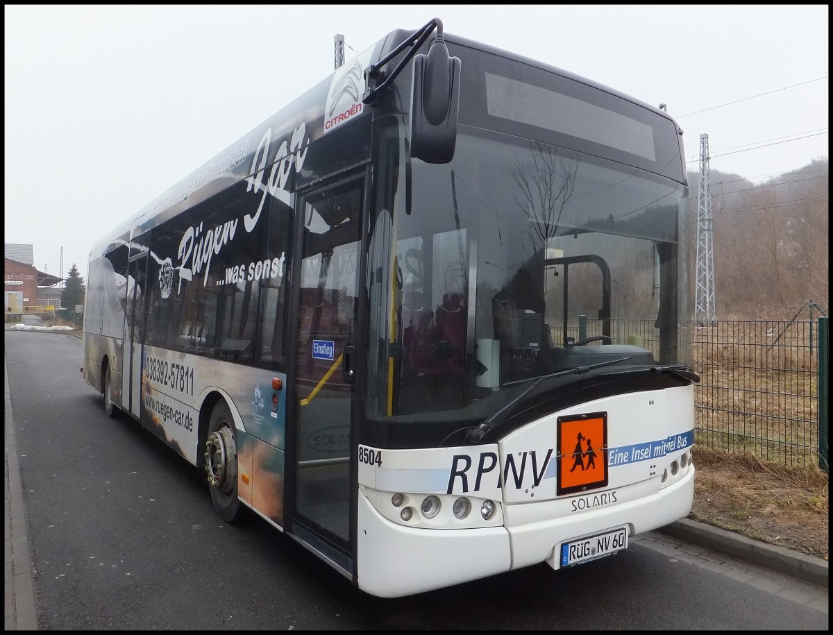 Solaris Urbino 12 der RPNV in Sassnitz.