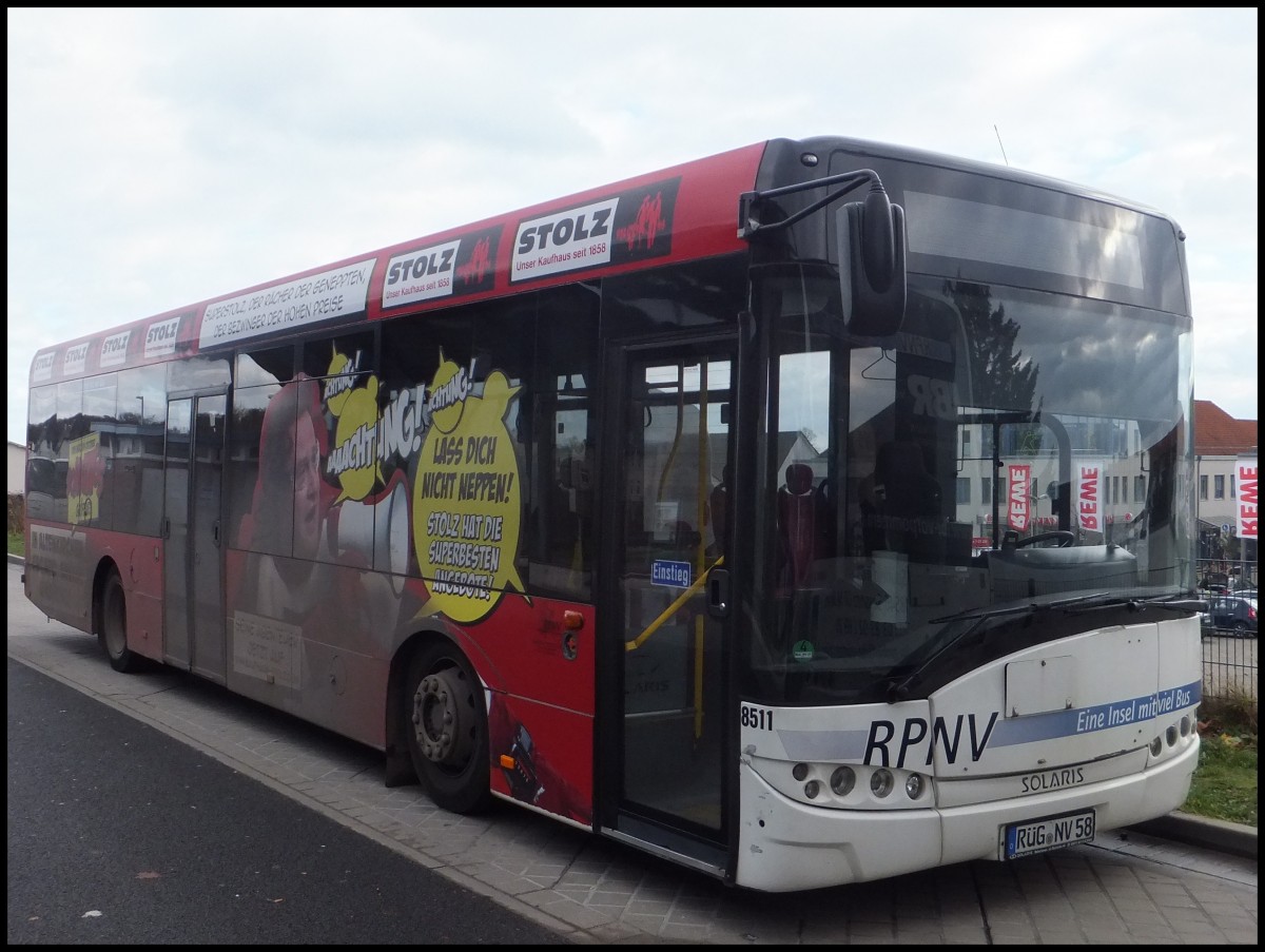 Solaris Urbino 12 der RPNV in Sassnitz.