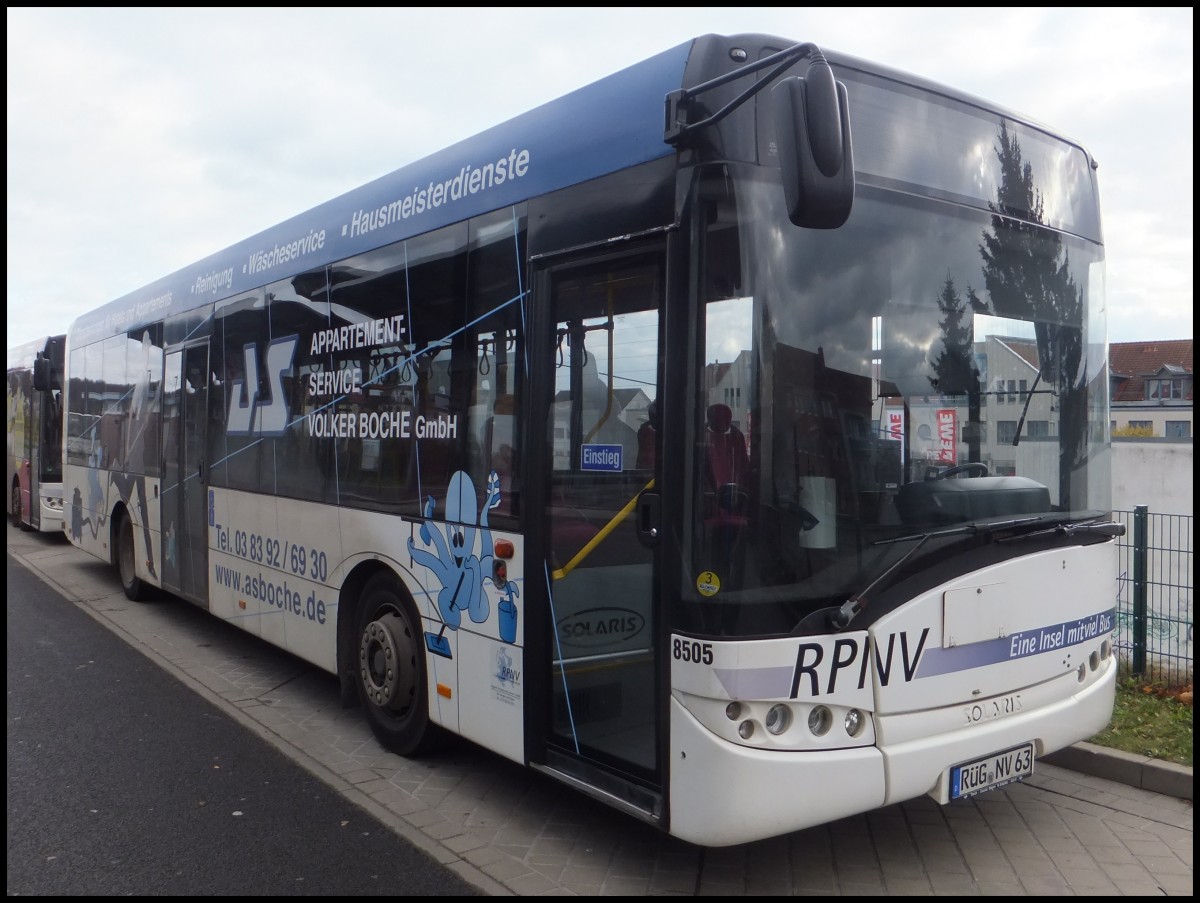 Solaris Urbino 12 der RPNV in Sassnitz.