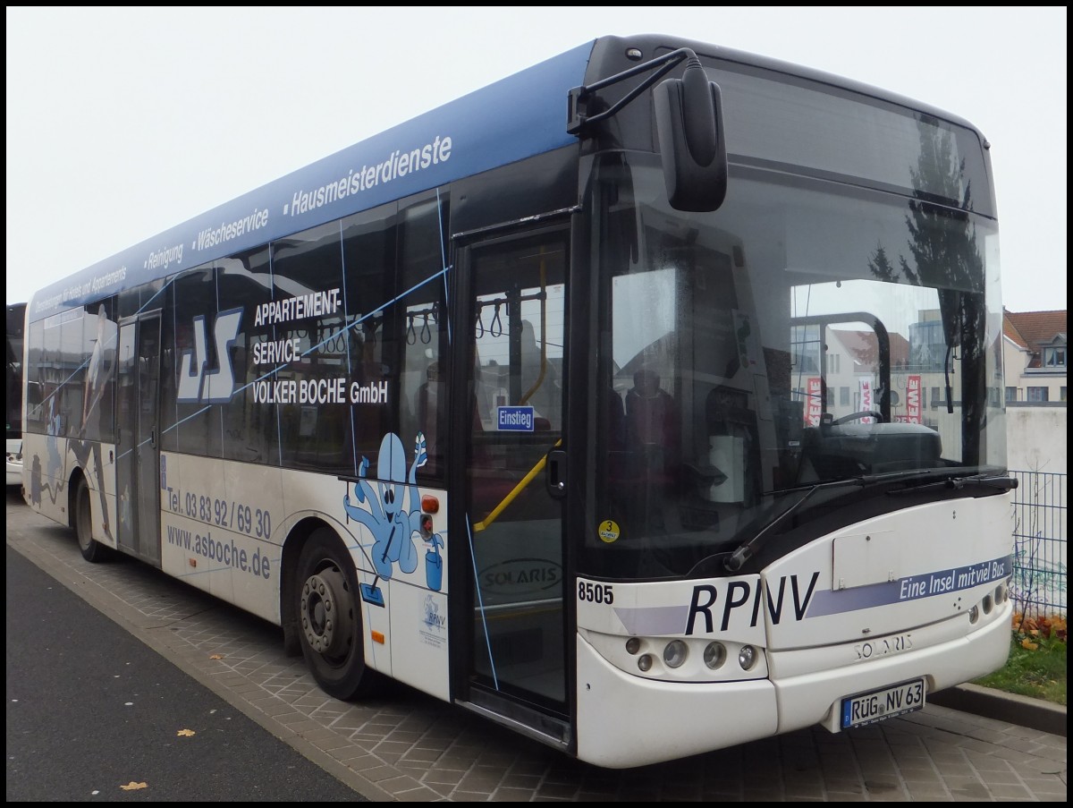 Solaris Urbino 12 der RPNV in Sassnitz.