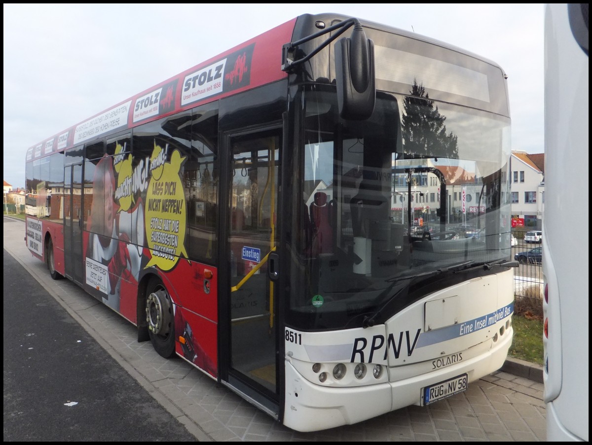 Solaris Urbino 12 der RPNV in Sassnitz.