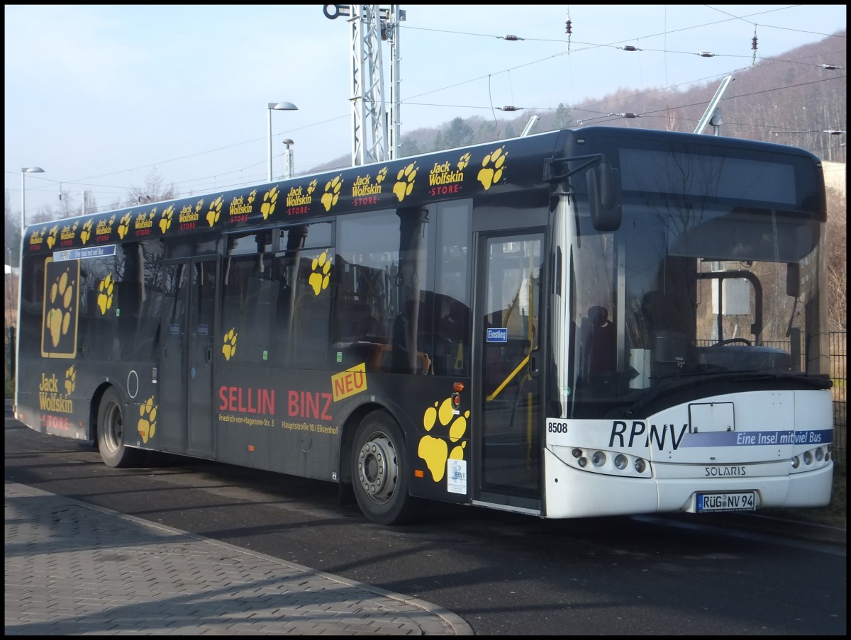 Solaris Urbino 12 der RPNV in Sassnitz.