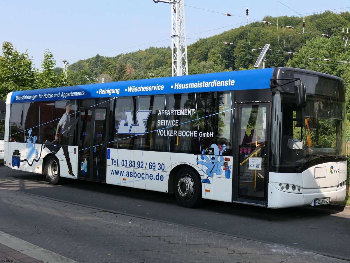 Solaris Urbino 12 der VVR in Sassnitz. 