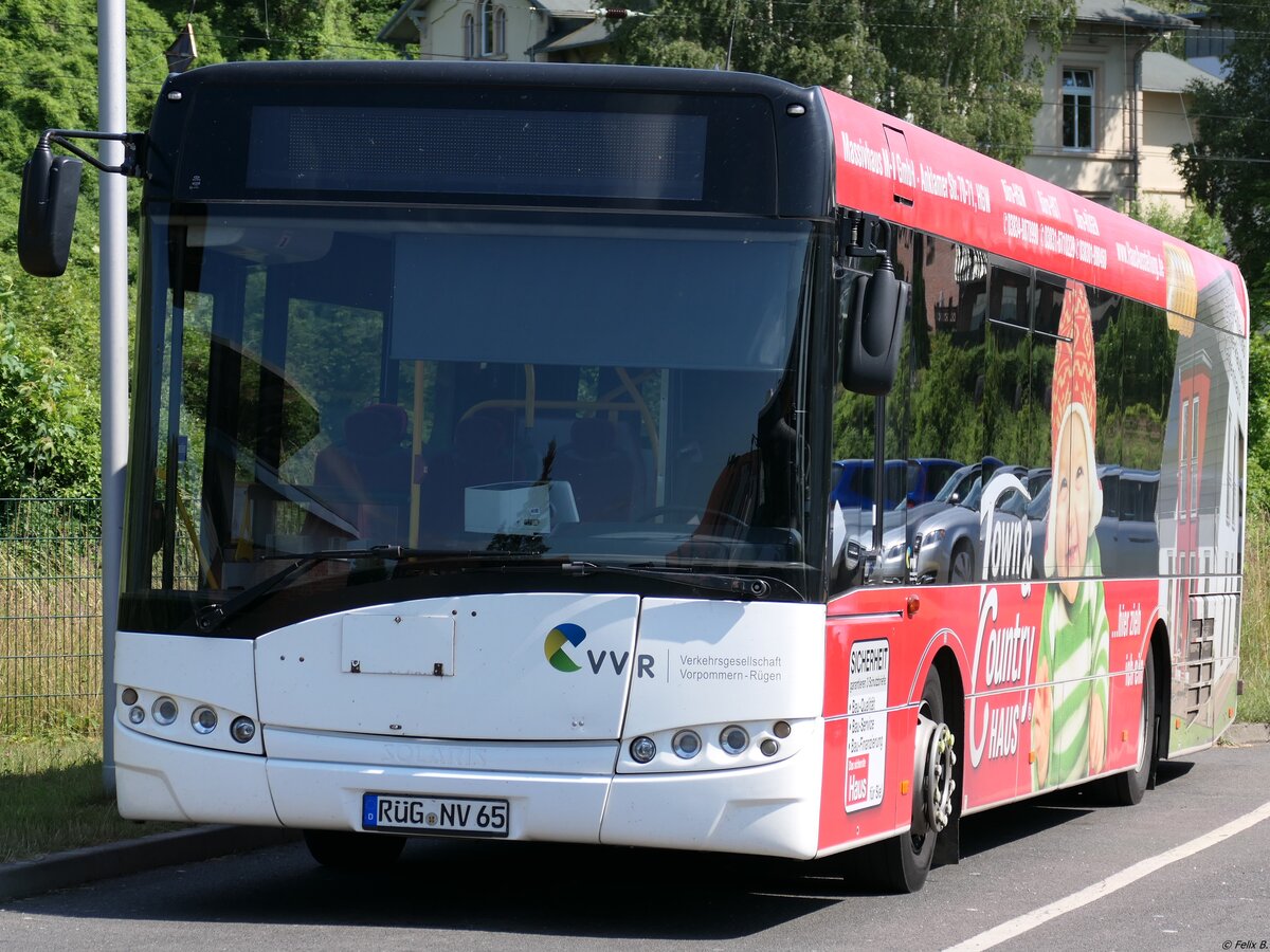 Solaris Urbino 12 der VVR in Sassnitz. 