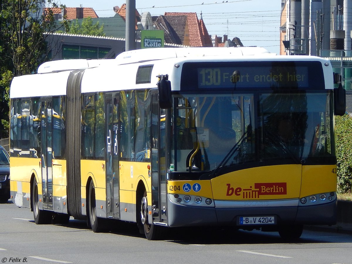 Solaris Urbino 18 der BVG in Berlin.