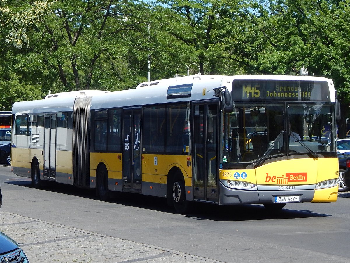 Solaris Urbino 18 der BVG in Berlin.