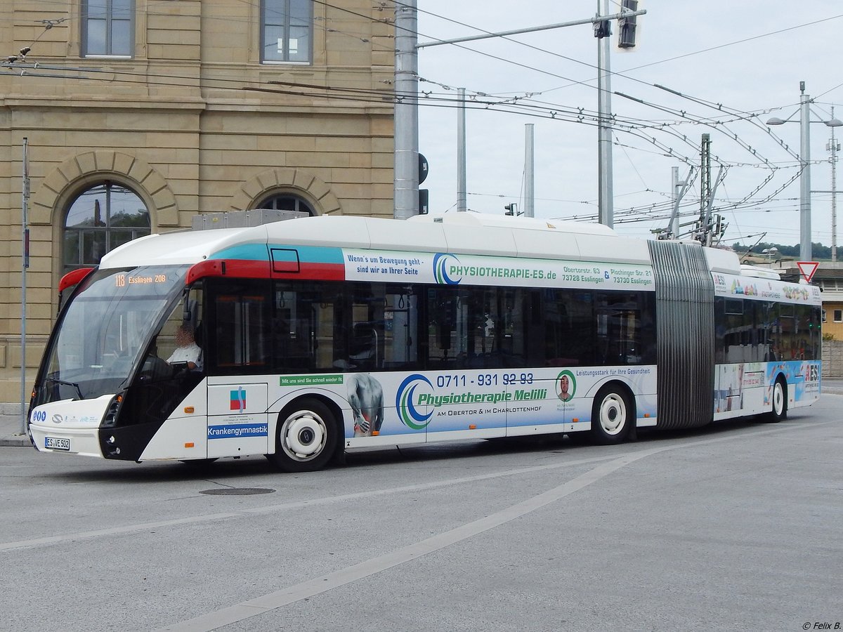 Solaris Urbino 18 MetroStyle der Städtischer Verkehrsbetrieb Esslingen in Esslingen.