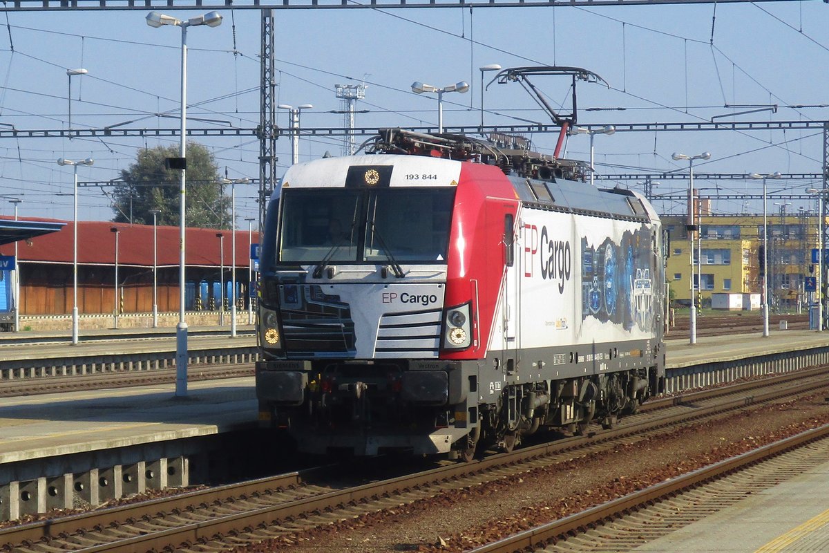 Soloauftritt für EP Cargo 193 844 durch Breclav am 21.September 2018. 