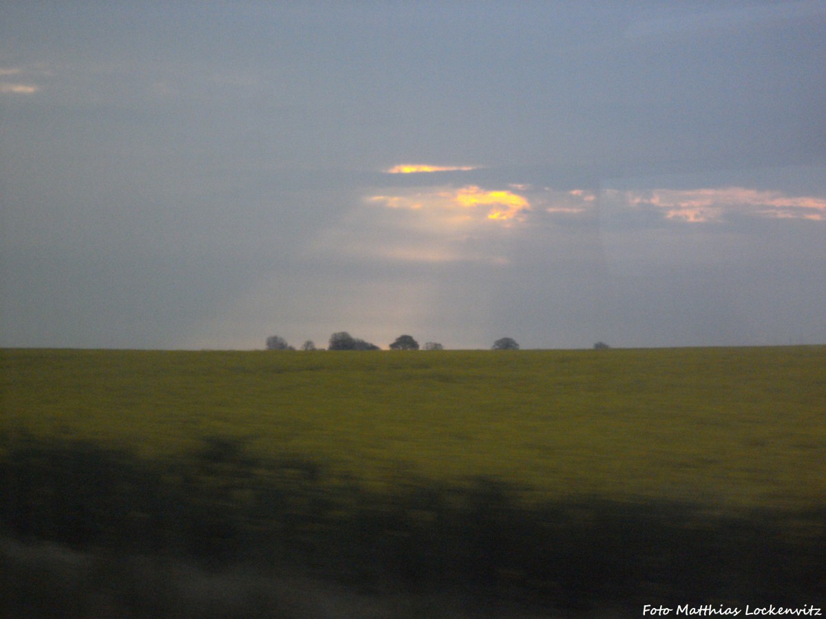 Sonnenstrahlen über Rügen am 23.4.14