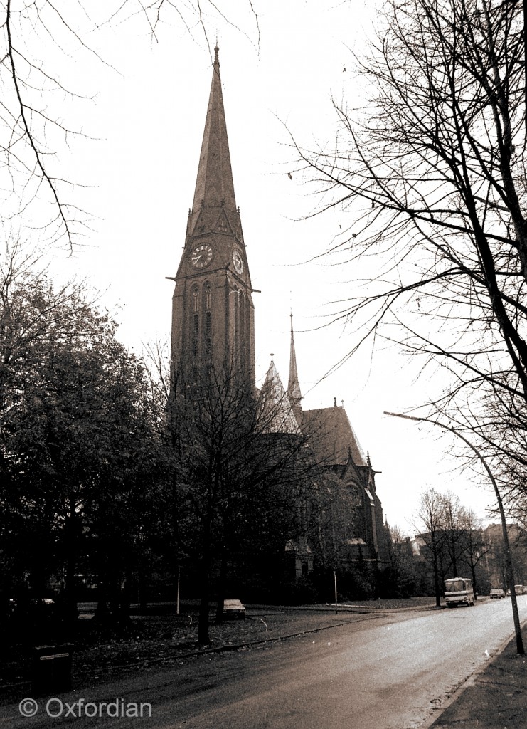 St. Gertrud Kirche in Hamburg, Aufnahme 1979.