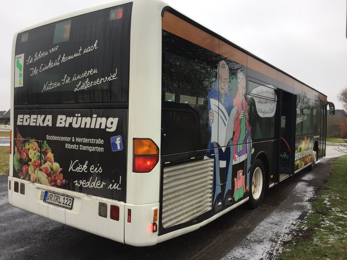 Stadtbus in Ribnitz Damgarten am Wendeplatz