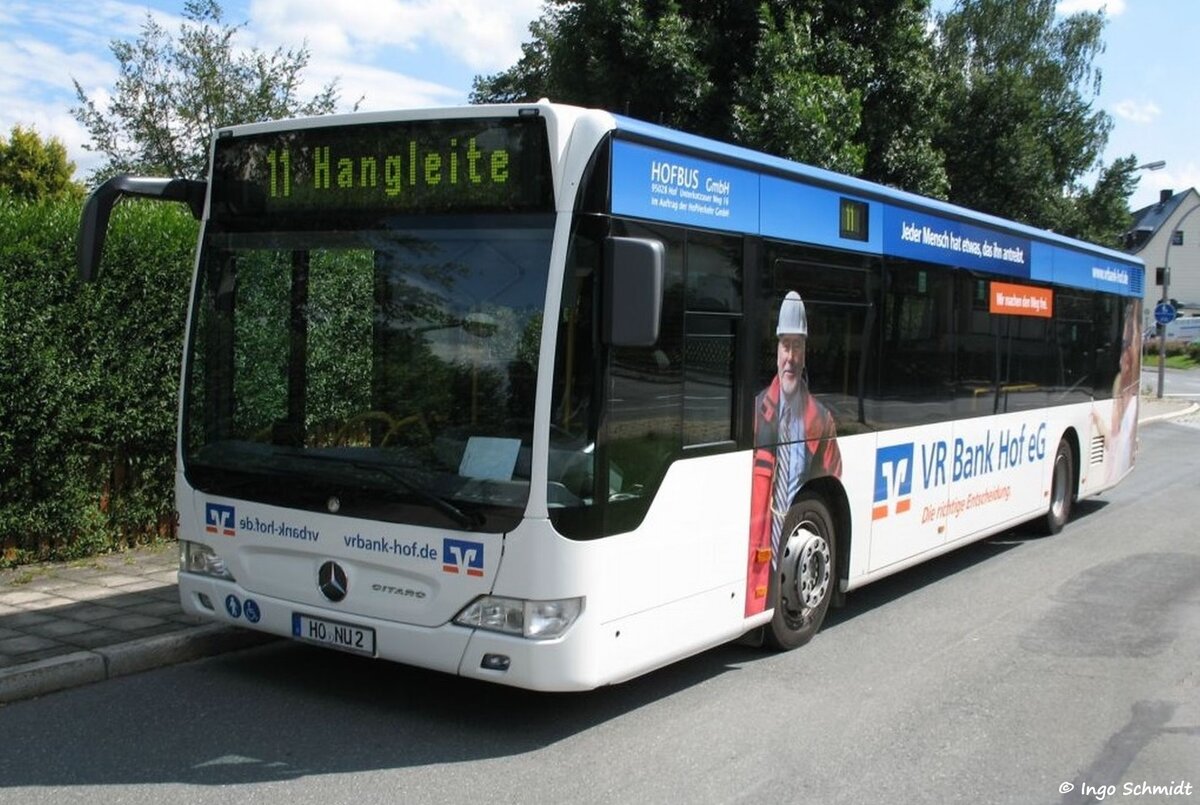 Stadtwerke Hof | HofBus | Nr. 2 | HO-NU 2 | Mercedes-Benz Citaro Facelift | 14.07.2011 in Hof