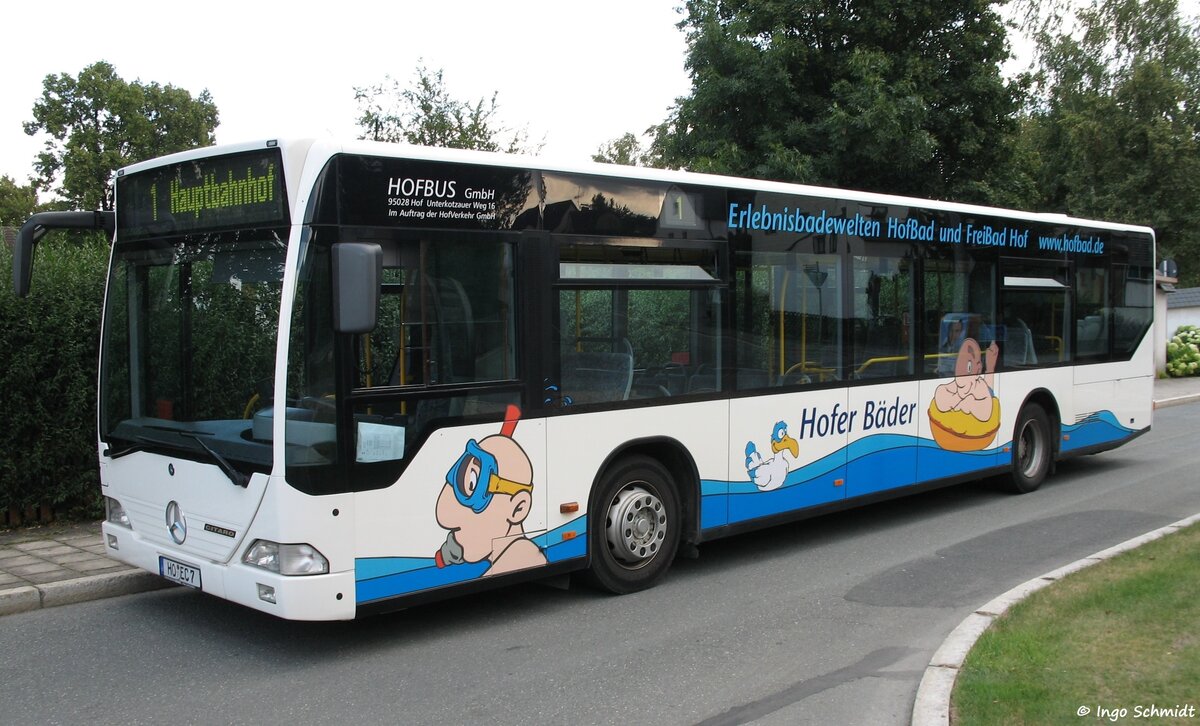 Stadtwerke Hof | HofBus | Nr. 7 | HO-EC 7 | Mercedes-Benz Citaro | 28.08.2009 in Hof