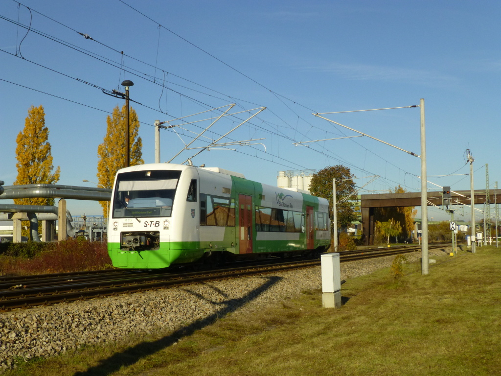 STB-RS 115 am 2.11. an der Siedlung Saline.