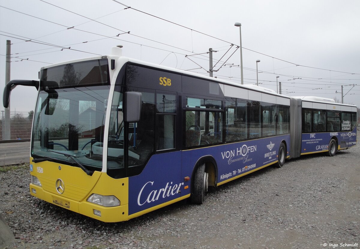 Stuttgarter Straßenbahnen (SSB) | Nr. 7026 | S-SB 7026 | Mercedes-Benz Citaro G | 09.01.2013 in Stuttgart