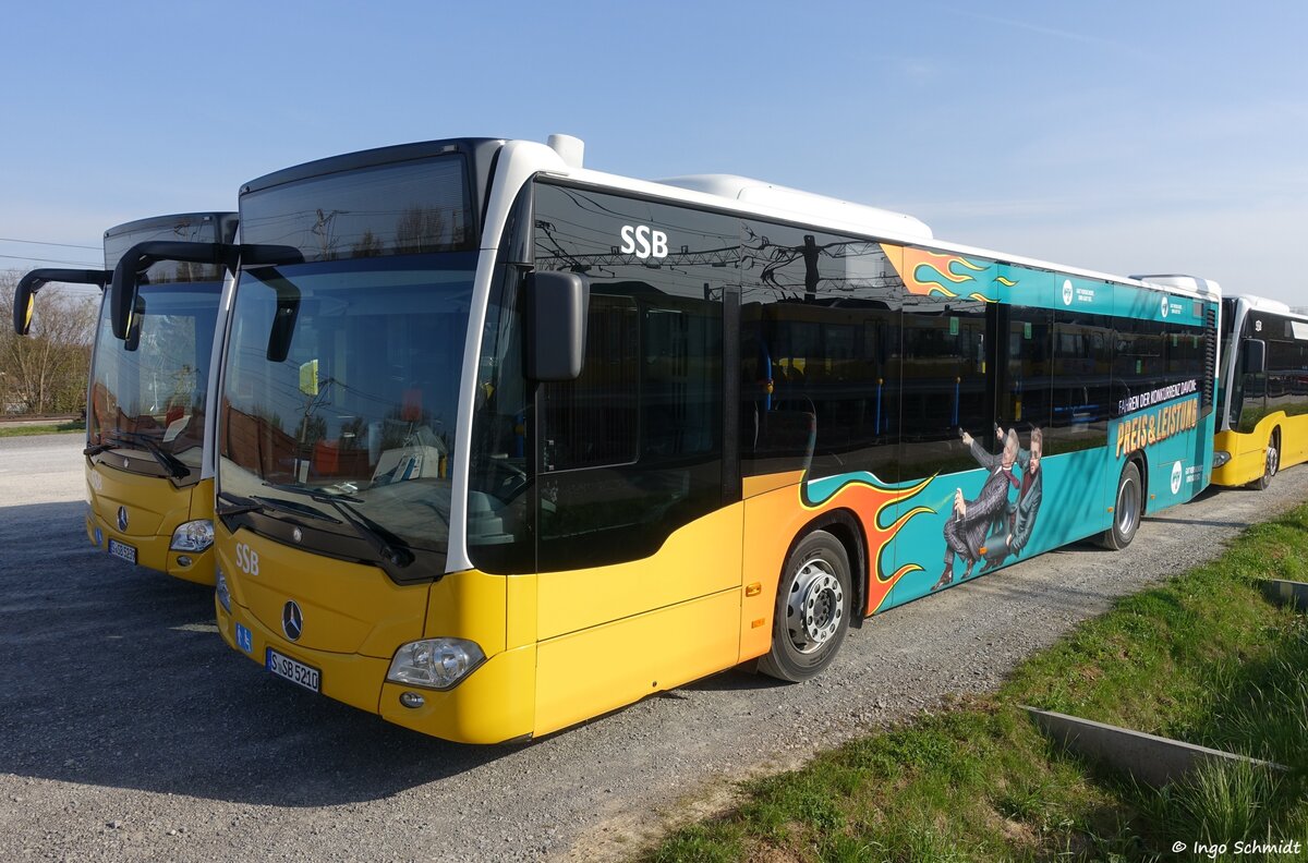 Stuttgarter Straßenbahnen (SSB) | Nr. 5210 | S-SB 5210 | Mercedes-Benz Citaro 2 | 27.03.2020 in Stuttgart