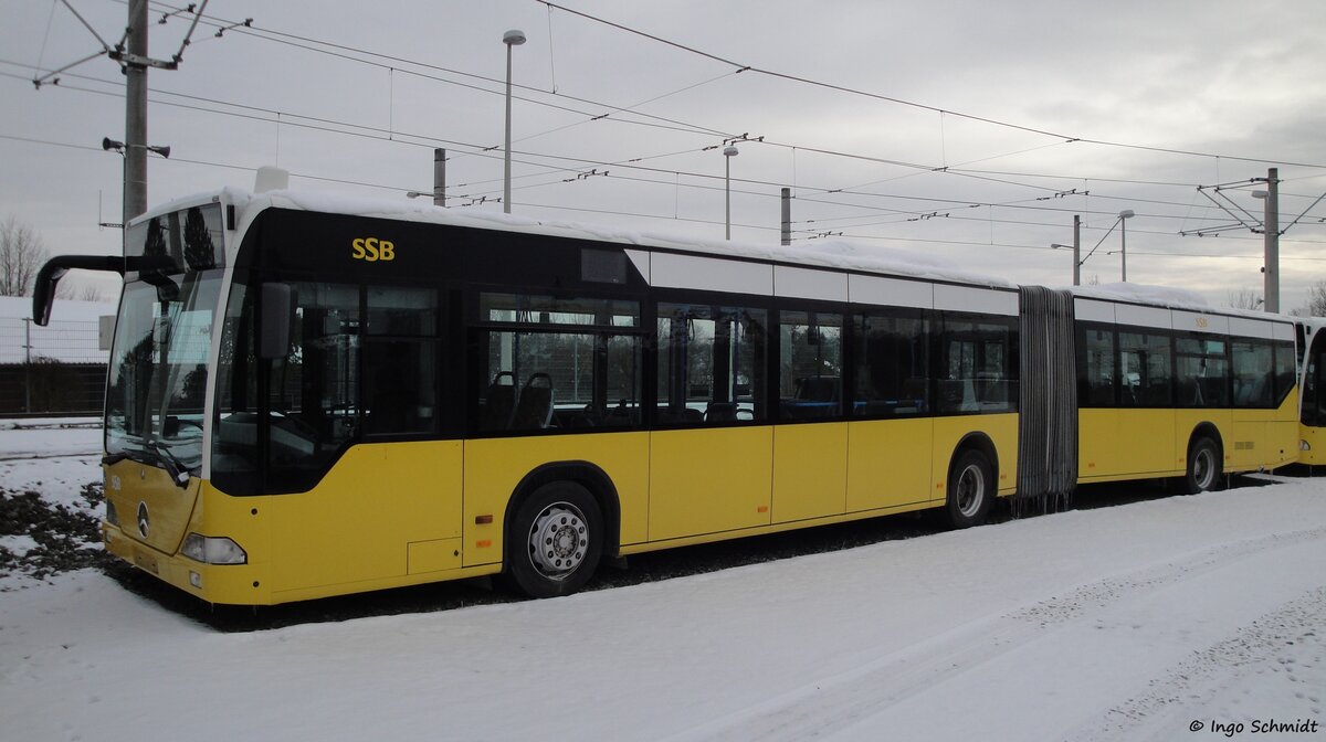 Stuttgarter Straßenbahnen (SSB) | Nr. 7023 | S-SB 7023 | Mercedes-Benz Citaro G | 11.02.2013 in Stuttgart