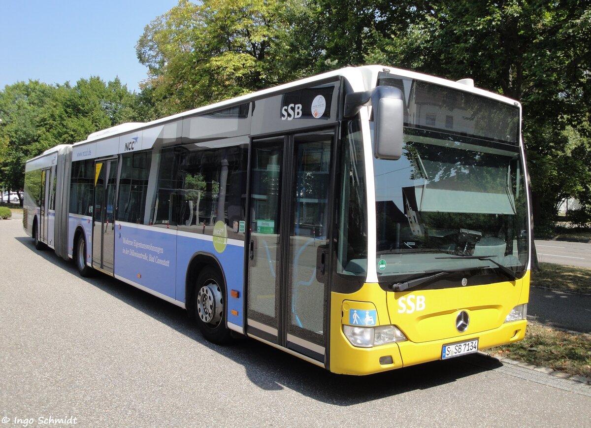 Stuttgarter Straßenbahnen (SSB) | Nr. 7134 | S-SB 7134 | Mercedes-Benz Citaro Facelift G | 09.08.2015 in Stuttgart