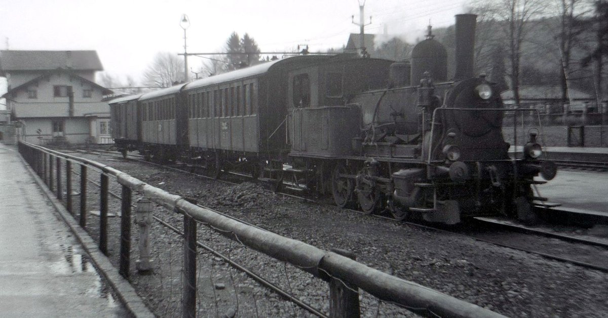 Sursee Triengen Bahn (Regelbetrieb): Sursee, 21.März 1965. 