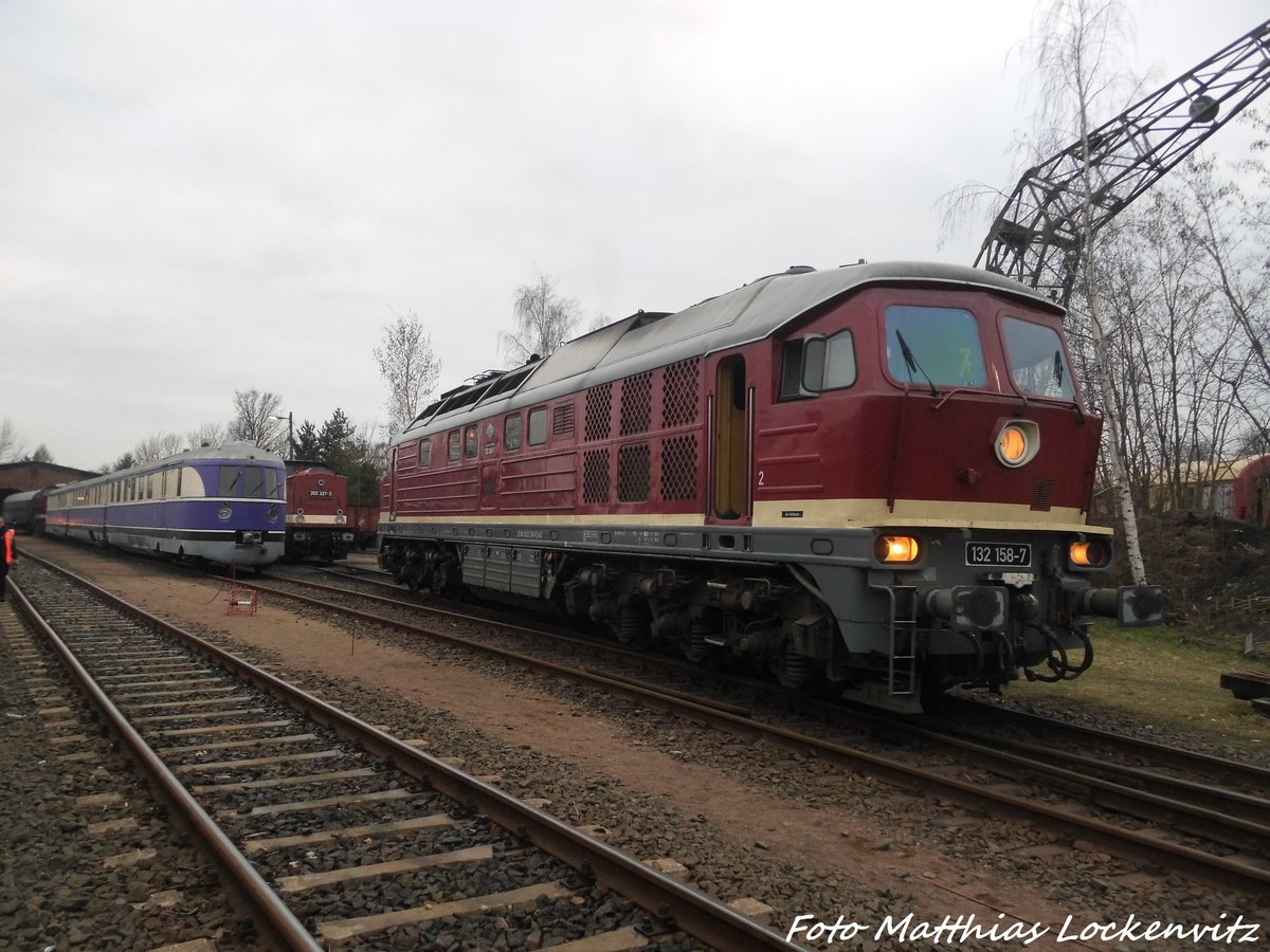 SVT 137 234, 202 327 (203.2) und 132 158 der LEG in Leipzig-Plagwitz am 19.3.16