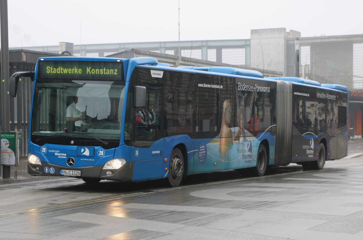 SWK Konstanz - Nr. 26/KN-C 1126 - Mercedes am 18. Dezember 2025 in Konstanz (Aufnahme: Martin Beyer)