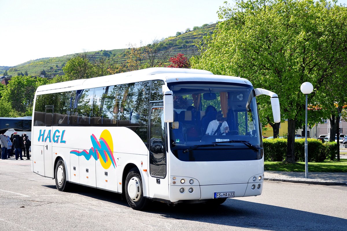 Temsa Safari von Hagl Reisen aus der BRD in Krems gesehen.